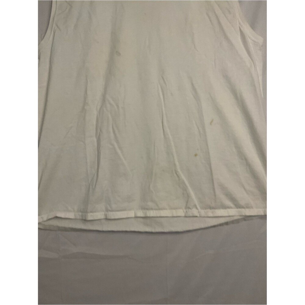 Fruit of the loom classic Men's White Sleeveless Crewneck Muscle Tank Sz 2XL - Picture 4 of 7
